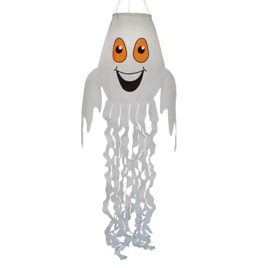 In the Breeze Spook the Ghost 3D Windsock - Hanging Halloween Decoration - Outdoor Holiday Decor {1}
