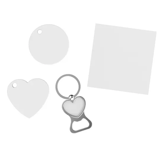 Precut Butcher Paper Sheets for Sublimation & Heat Press Crafts, (Small, 3 in x 3 in) White, Uncoated {2}