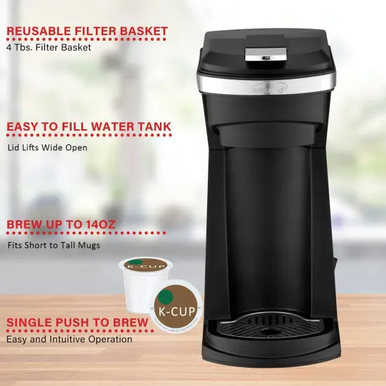 Brentwood NEW K-CUP? SINGLE SERVE COFFEE MAKER {2}