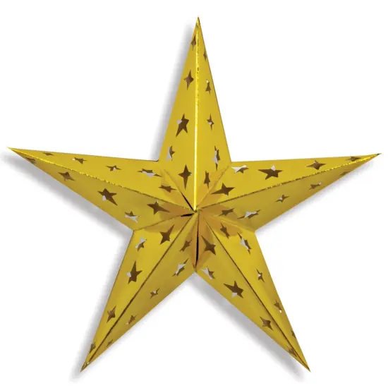 Dimensional Foil Star (Pack of 12) {1}