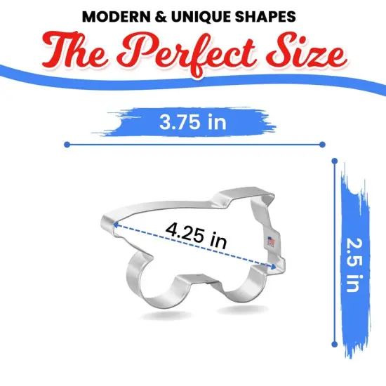 CookieCutter.com Dump Truck 3.75 in Cookie Cutter Transportation, Tin Plated Steel, Made in USA {2}