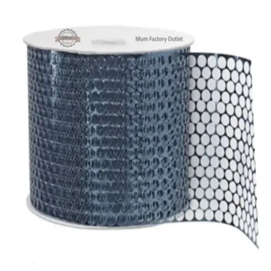 Honeycomb Ribbon Navy - 3 1/4" x 50 Yards - Homecoming Mum Supplies {1}