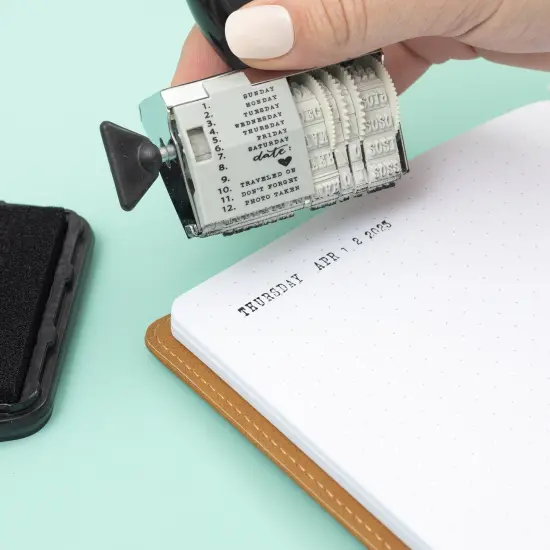 AC Point Planner Roller Stamp-Date {6}
