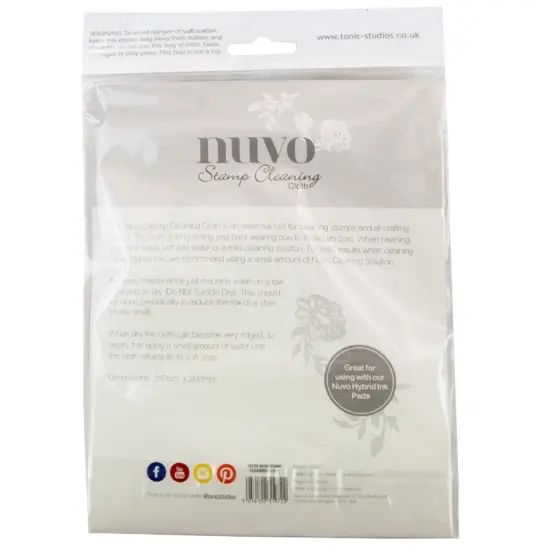 Nuvo Stamp Cleaning Cloth-5.9"X7.9" {3}