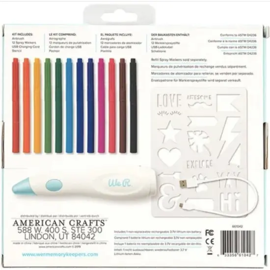 Tool - Cordless Marker Airbrush - We R Memory Keepers NEW 661042 {5}