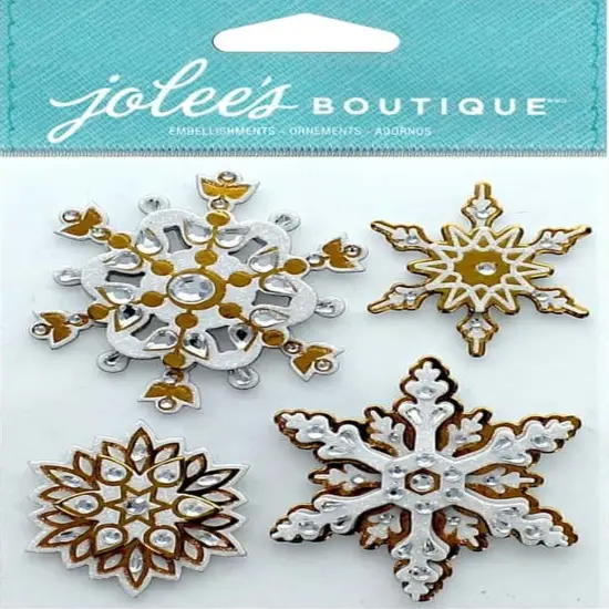 Jolee's Boutique Bling Snowflakes Dimensional Stickers {1}