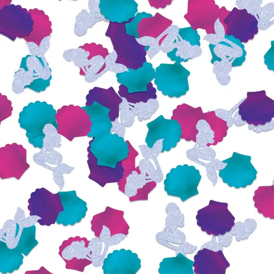 Mermaid Deluxe Sparkle Confetti, (Pack Of 12) {1}