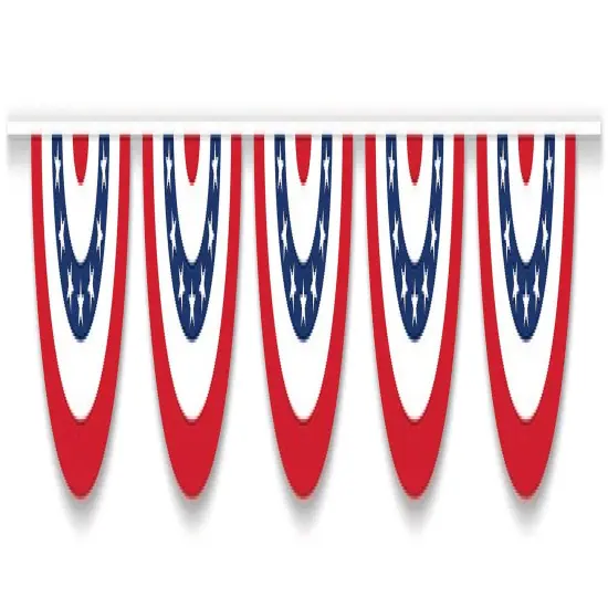 Patriotic Bunting Banner (Pack of 6) {1}