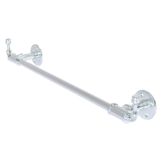 Pipeline Collection 18 Inch Towel Bar With Integrated Hooks {1}
