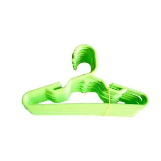 6 Pc. Tropical Green Hangers for 18 Inch Doll Clothes - Stylish and Practical Closet Organization {1}