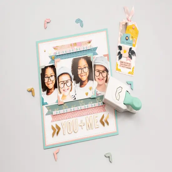 We R Embossing Punch-1" Photo Corners {5}