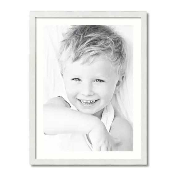 ArtToFrames 24x32" Matted Picture Frame with 20x28" Single Mat Photo Opening Framed in 1.25" White and 2" Mat (FWM-3966-24x32) {4}