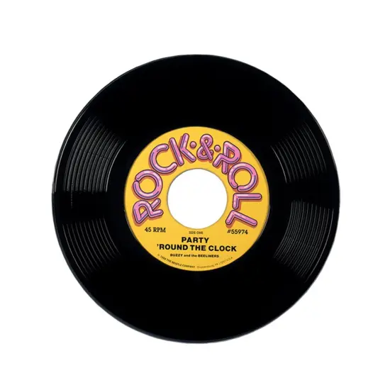 Plastic Record (Pack of 12) {1}