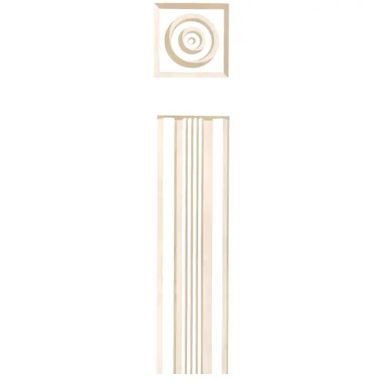 Door Casing Molding Wall Stencil | 3304 by Designer Stencils | Pattern Stencils | Reusable Stencils for Painting | Safe & Reusable Template for Wall Decor | Try This Stencil Instead of a Wallpaper | Easy to Use & Clean Art Stencil Pattern {1}