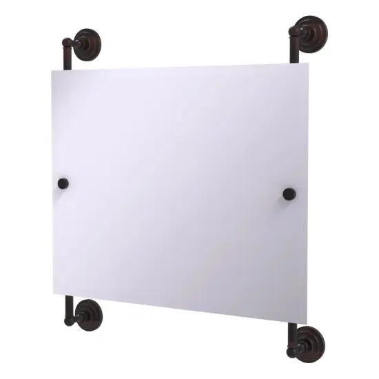 Prestige Que New Landscape Rectangular Frameless Rail Mounted Mirror - Pqn-27-93-Vb {1}