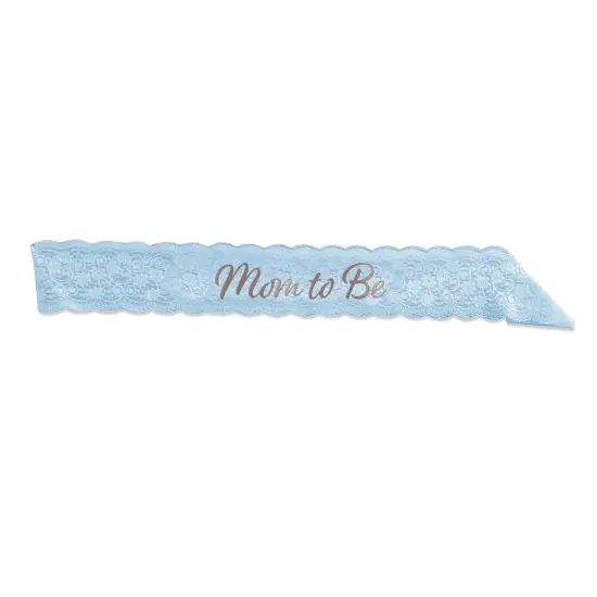 Mom To Be Lace Sash, (Pack of 6) {1}