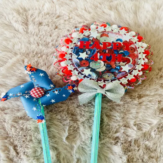 Buttons Galore Sprinkletz Embellishments for Crafts, Tiny Polymer Clay Shapes & Unique Designs - Firecrackers - 3 Pack {5}