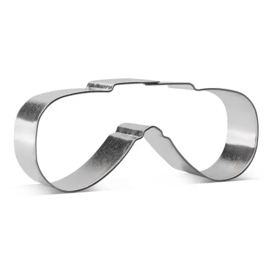 Sunglasses Cookie Cutter 3 7/8 in, CookieCutter.com, Tin Plated Steel, Handmade in the USA {1}