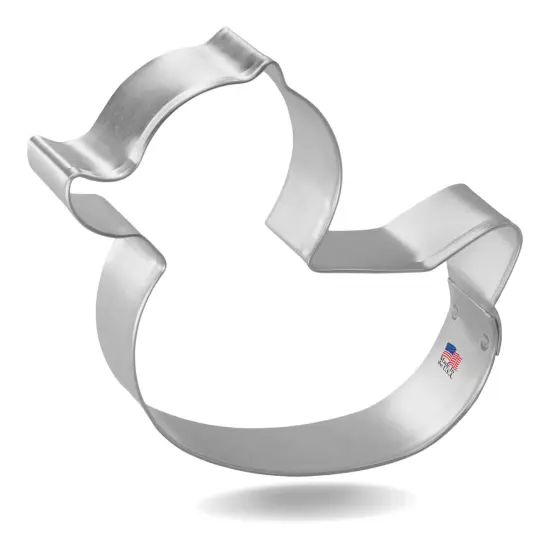 Rubber Duck Cookie Cutter 3.75", CookieCutter.com, Tin Plated Steel, Handmade in the USA {1}