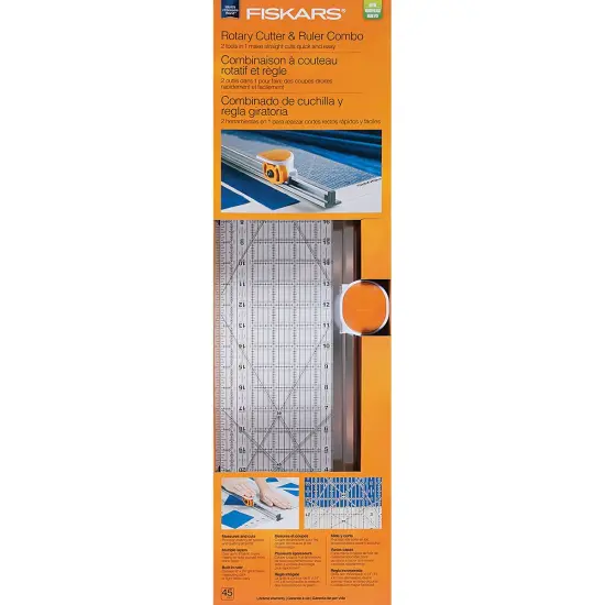 Fiskars Rotary Ruler Combo 6"X24" {1}