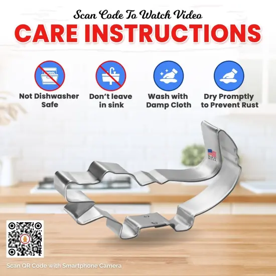 Alligator Cookie Cutter 4.5 in, CookieCutter.com, Tin Plated Steel, Handmade in the USA {4}