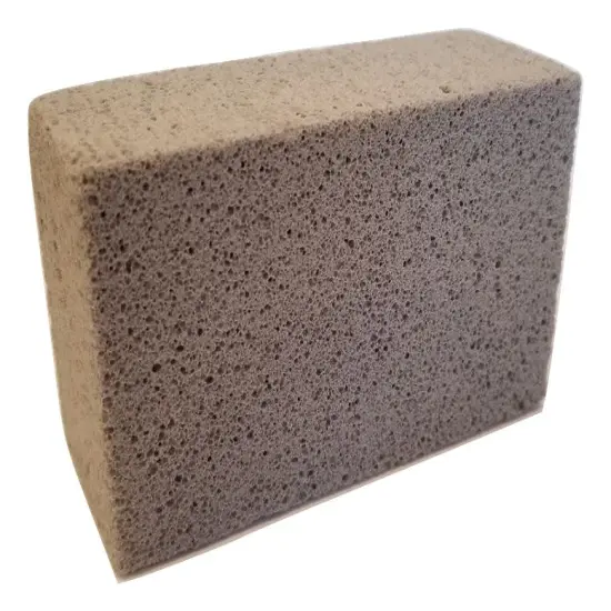 Grill Cleaning Block - Non-Slip Grip Natural Pumice Stone BBQ / Flat Top Griddle Cleaner Brick {1}