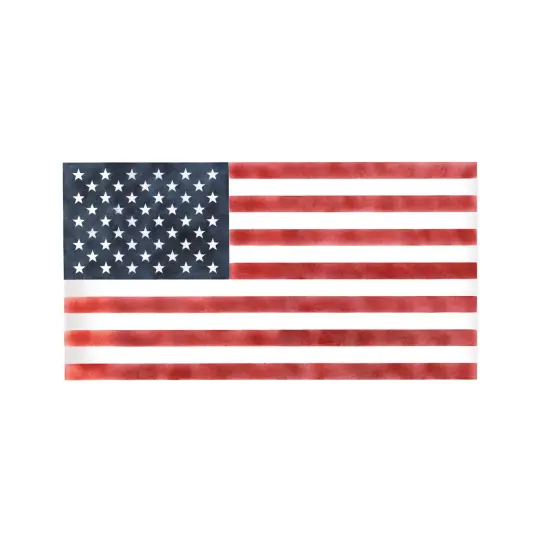 7.5-Inch American Flag Wall Stencil | 3107C by Designer Stencils | Pattern Stencils | Reusable Stencils for Painting | Safe & Reusable Template for Wall Decor | Try This Stencil Instead of a Wallpaper | Easy to Use & Clean {2}
