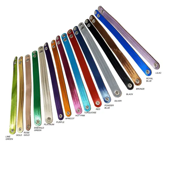 8 Pack Mystery Braid Leather Bracelet, Metallic Leather DIY Tricky Braid Bracelets Platinum {3}