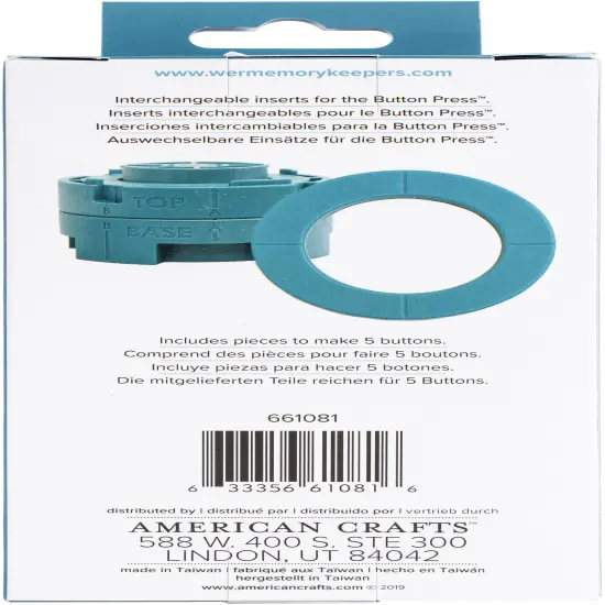 We R Button Press Inserts-Large (58mm) {4}