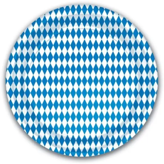 Blue & White Plates (Pack of 12) {1}
