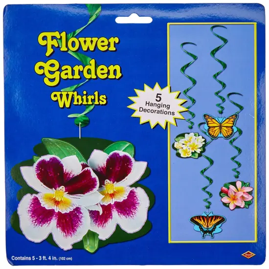 Flower Garden Whirls (Pack of 6) {1}