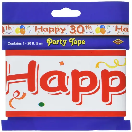 Happy30thBirthday Party Tape (Pack of 12) {1}
