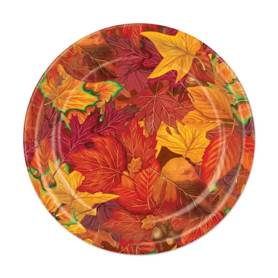 Fall Leaf Plates (Pack of 12) {1}