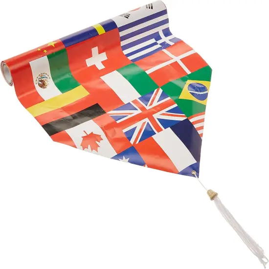 Printed International Flag Table Runner (Pack of 12) {1}