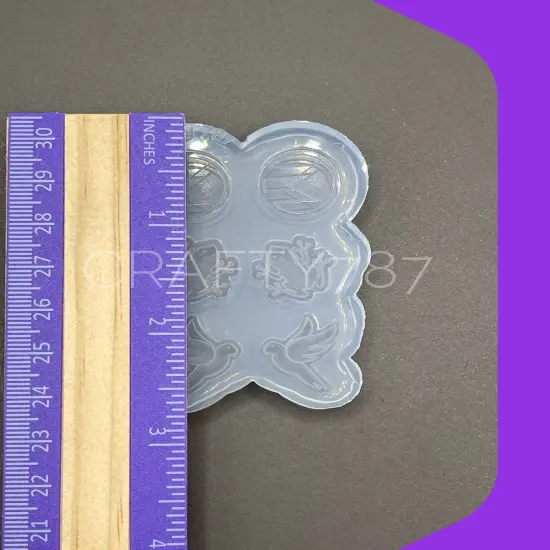 Puerto Rico Theme Studs Silicone Mold (A1) {3}