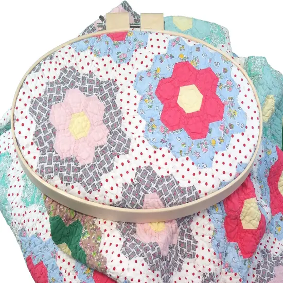 Frank A. Edmunds Wood Quilt Hoop-9"X15" {3}