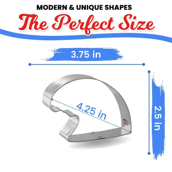 Wave Cookie Cutter 4.25", CookieCutter.com, Tin Plated Steel, Handmade in the USA {2}