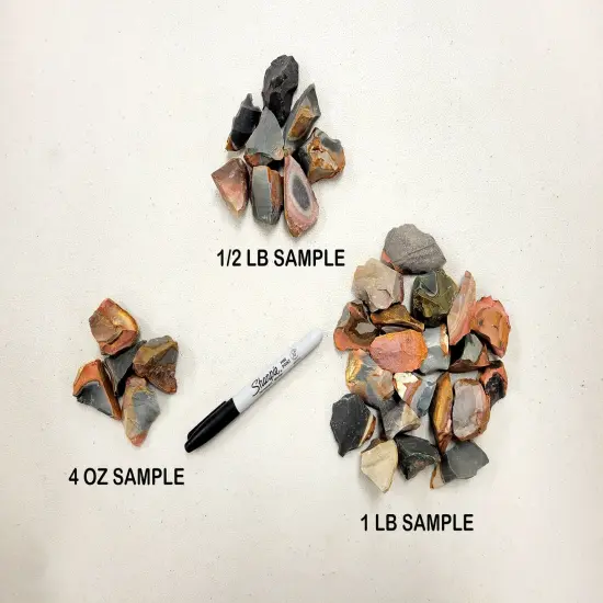 Rough Desert Polychrome Jasper Stones - Bulk Raw Crystals {4}