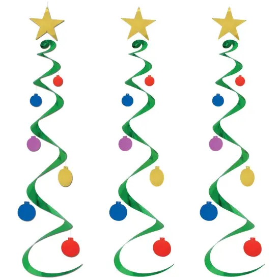 Christmas Tree Whirls (Pack of 6) {1}