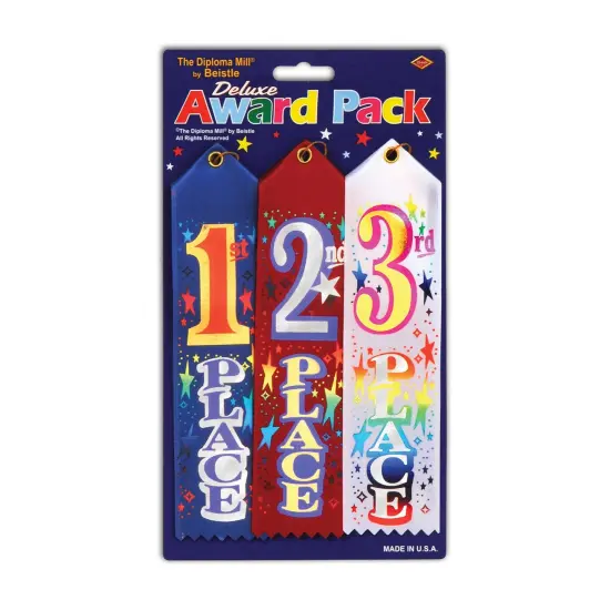 1st, 2nd, 3rd Place Award Pack Ribbons (Pack of 6) {1}