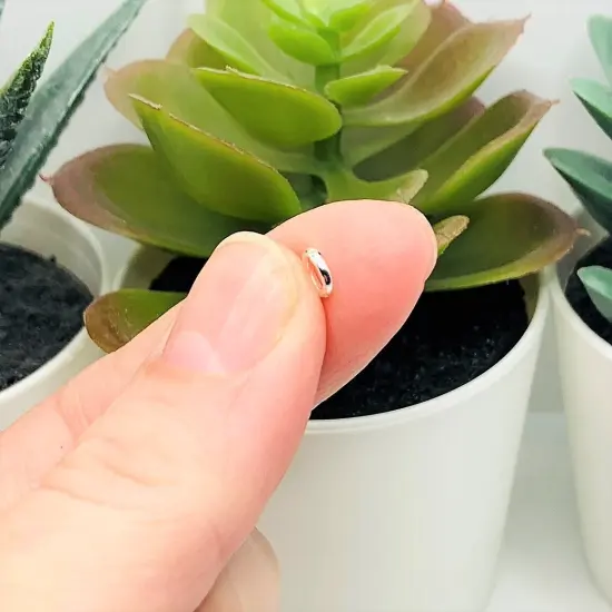 100, 500 or 1,000 Pieces: 5 mm Silver Plated Open Jump Rings, 18g {4}