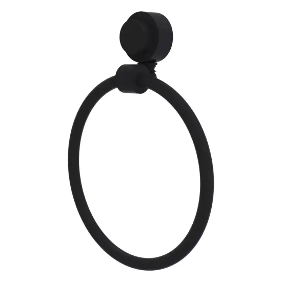 Venus Collection Towel Ring With Dotted Accent - 416D-Bkm {1}
