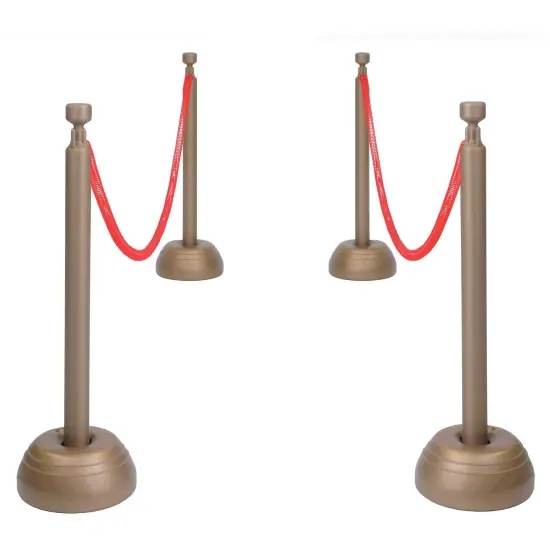 Red Rope Stanchion Set (Pack of 1) {1}