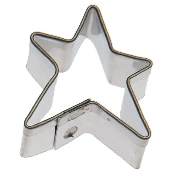 Mini Star Primitive Cookie Cutter 1.25 in, CookieCutter.com, Tin Plated Steel, Handmade in the USA {1}