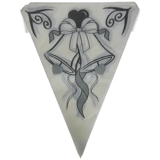 Wedding Bells Pennant Banner (Pack of 12) {1}