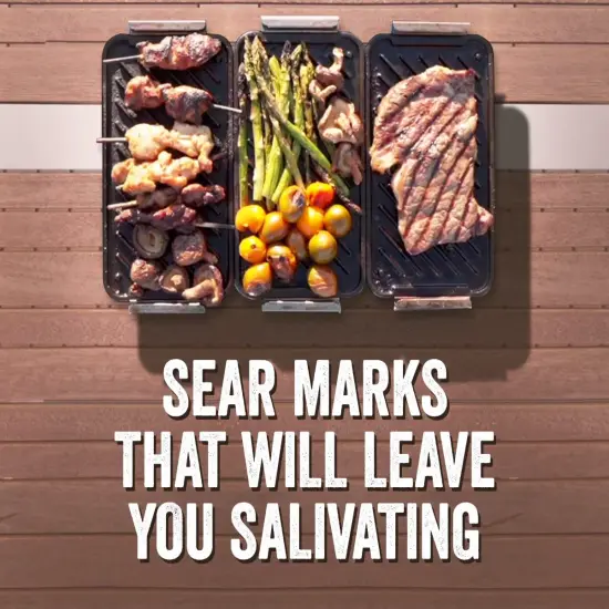 Yukon Glory Three Cast Iron Trays & Handle Set {2}