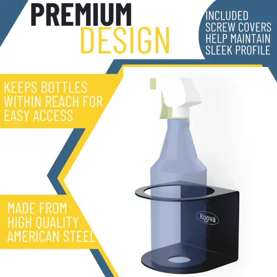 Koova All-Purpose Spray Bottle Holder | Craft Workspace Paint Bottle Organizer {2}