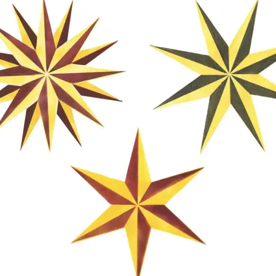 Small Assorted Stars Wall Stencil | 2906B by Designer Stencils | Pattern Stencils | Reusable Stencils for Painting | Safe & Reusable Template for Wall Decor | Try This Stencil Instead of a Wallpaper | Easy to Use & Clean Art Stencil Pattern {2}