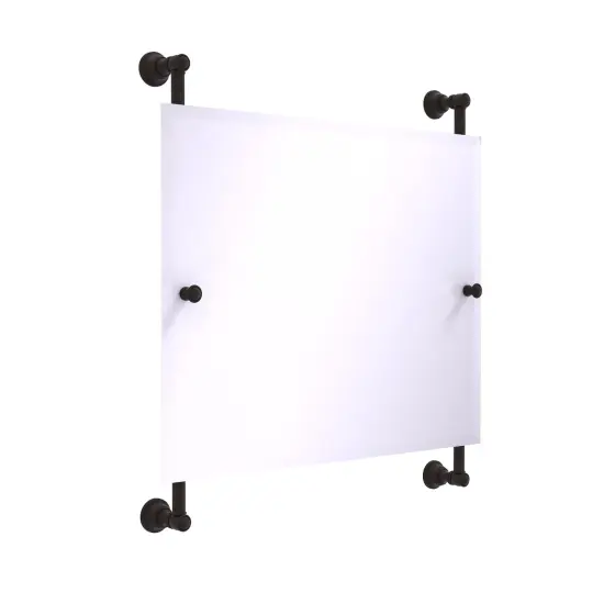 Carolina Landscape Rectangular Frameless Rail Mounted Mirror - Oil Rubbed Bronze {1}