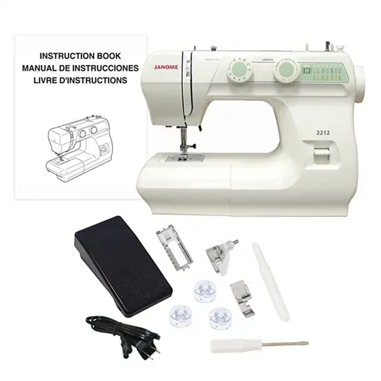 Janome 2212 Mechanical Sewing Machine {2}